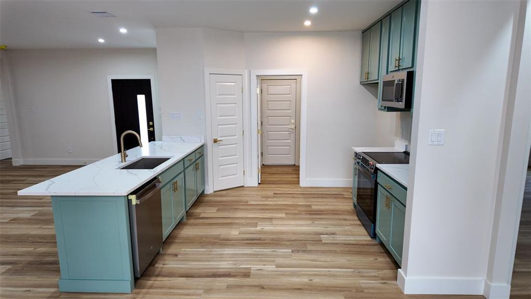 Furnished interior view inside a new home in , Lewisville (Image 11). Furnished interior view inside a new home in , Lewisville (Image 11).