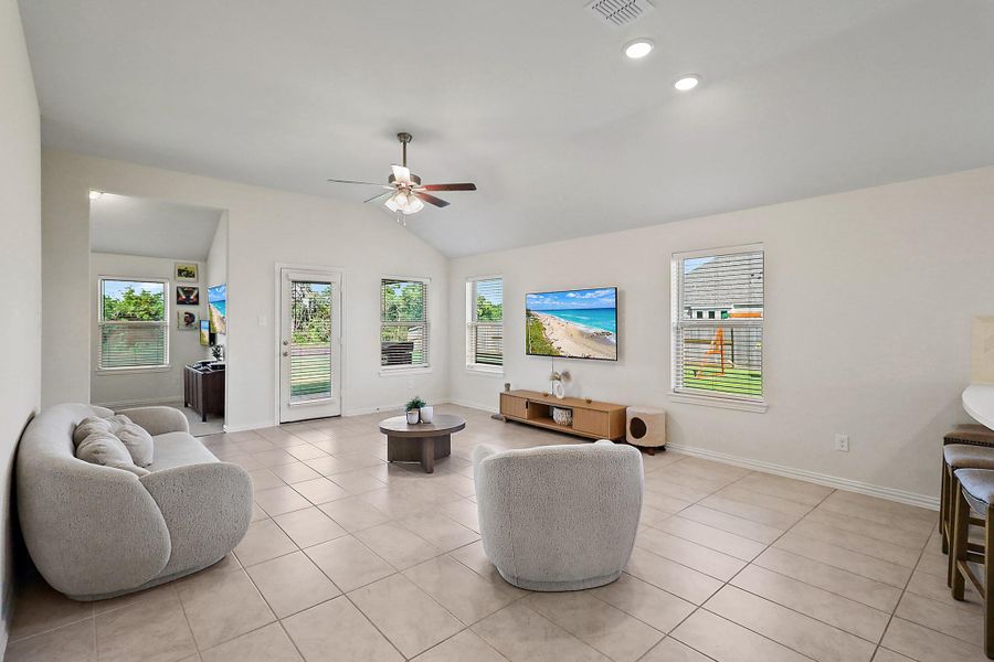 Furnished interior view inside a new home in , Baytown (Image 16). Furnished interior view inside a new home in , Baytown (Image 16).