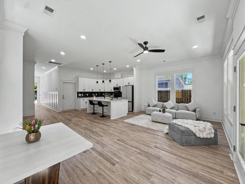 Furnished interior view inside a new home in , North Charleston (Image 30).