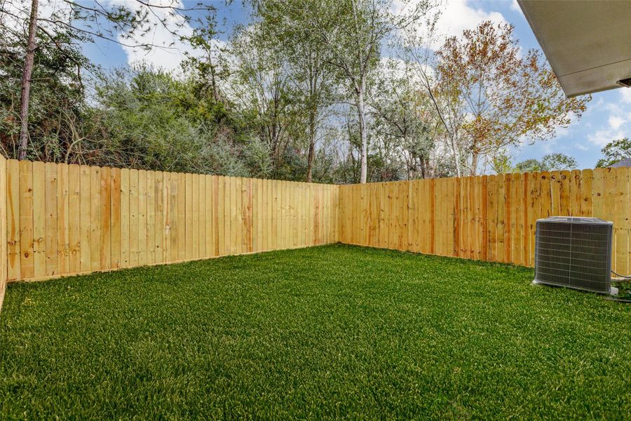 Exterior details and patio area of a home in , Houston (Image 3).