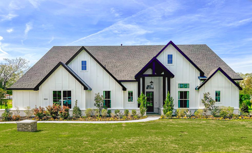 Representative exterior photo of a completed home built from the Connor by Our Country Homes in Highland Oaks, Boyd, TX (Image 7).