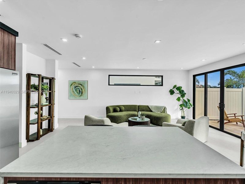 Furnished interior view inside a new home in , Dania Beach (Image 64).