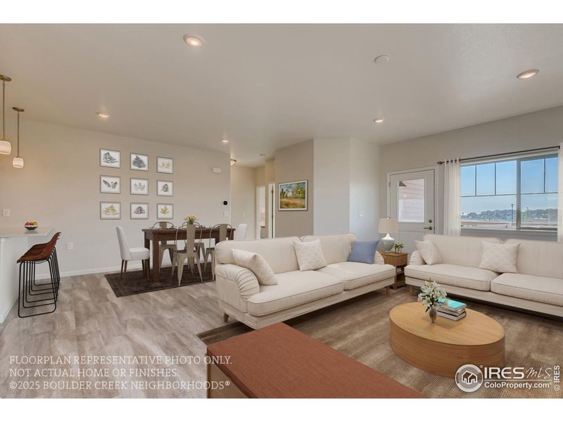 Furnished interior view inside a new home in , Westminster (Image 24).