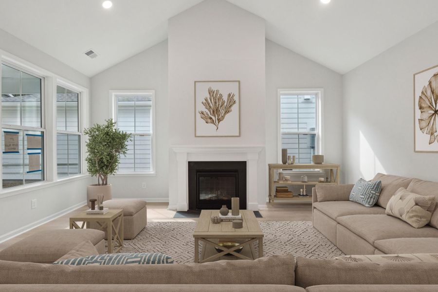 Furnished interior view inside a new home in Miller's Crossing, Johns Island (Image 13).