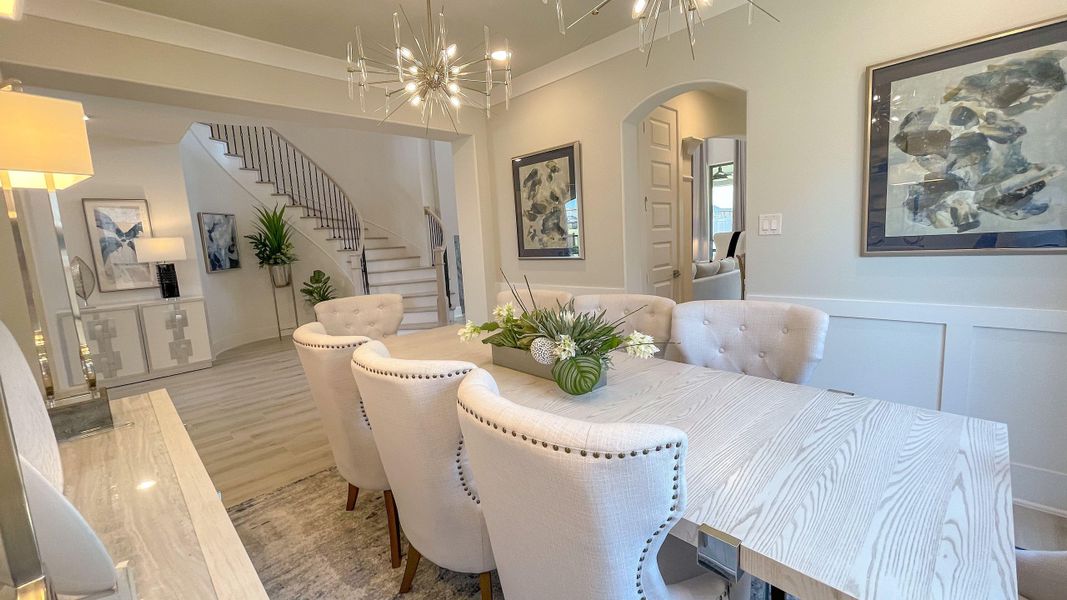 Furnished interior view inside a new home in Jordan Ranch, Katy (Image 5).