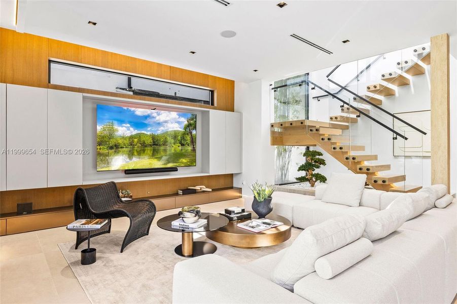 Furnished interior view inside a new home in , Miami Beach (Image 12). Furnished interior view inside a new home in , Miami Beach (Image 12).