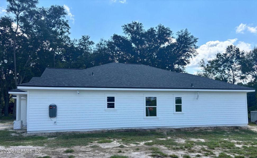 Exterior details and patio area of a home in , Melrose (Image 12).