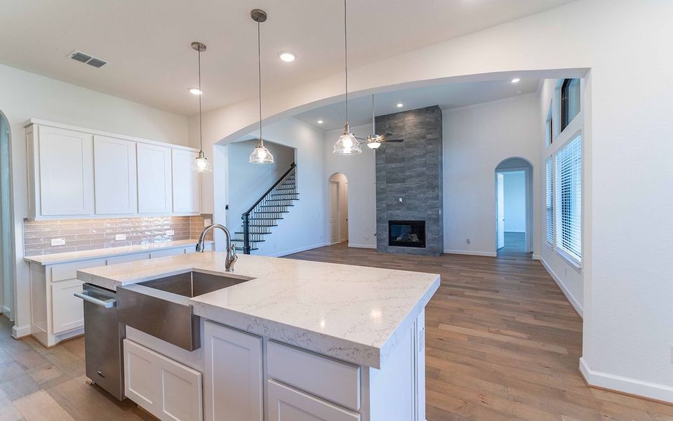 Furnished interior view inside a new home in Preserve at Lakeway, Lakeway (Image 7).