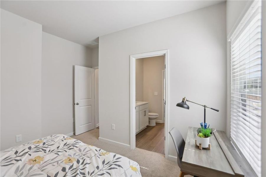 Furnished interior view inside a new home in Westmont Preserve, Powder Springs (Image 26).