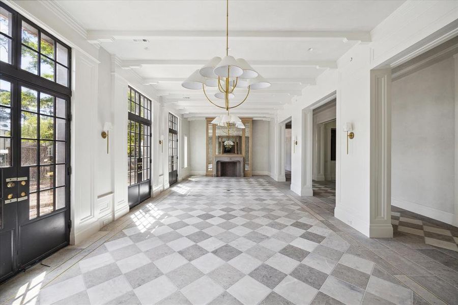 Additional view of the formal living and dining room.