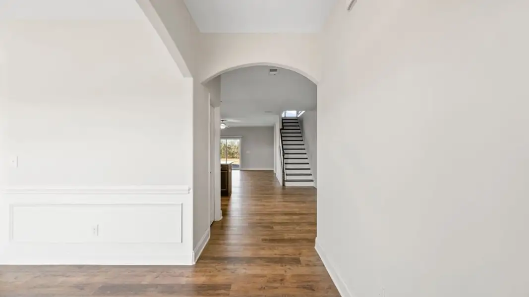 Representative unfurnished interior of a home built from the Crestone by D.R. Horton in Blue Ridge Trail, Fountain Inn (Image 14).