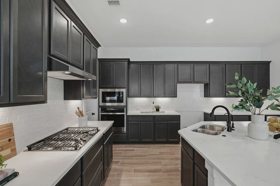 Furnished interior view inside a new home in The Crossvine, Schertz (Image 11).
