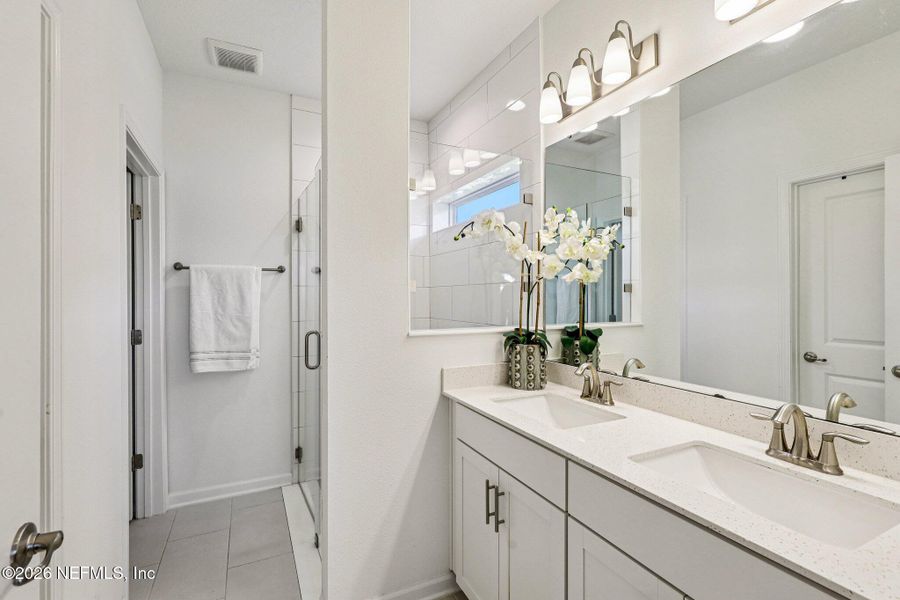 Furnished interior view inside a new home in Beacon Lake, St. Augustine (Image 18).