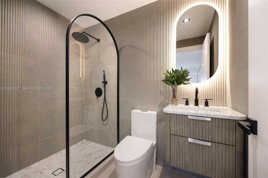 Furnished interior view inside a new home in , Miami (Image 6).