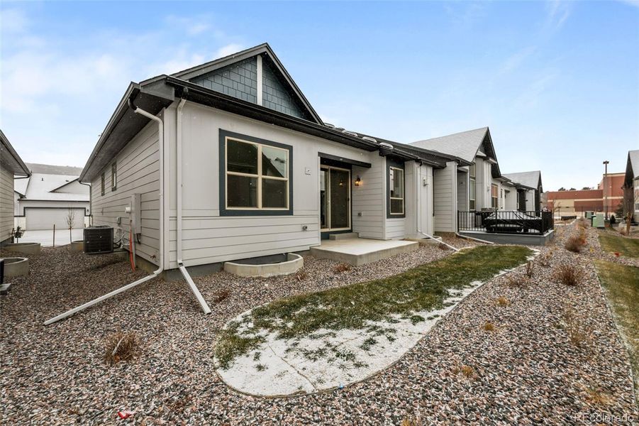 Exterior details and patio area of a home in Deer Creek, Littleton (Image 4).