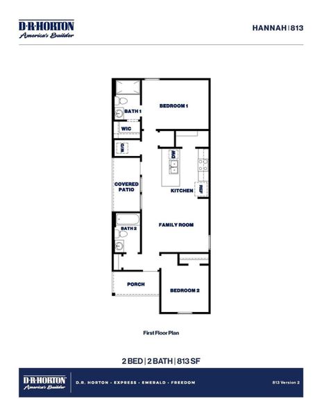 2D floor plan layout of this home in William Trails, Willis, TX (Image 2). 2D floor plan layout of this home in William Trails, Willis, TX (Image 2).