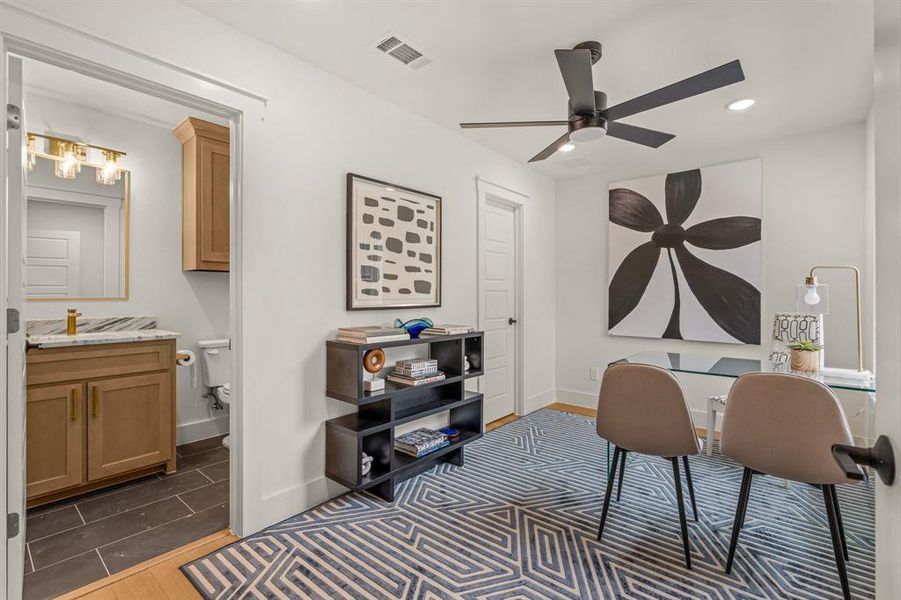 Furnished interior view inside a new home in , Fort Worth (Image 14).