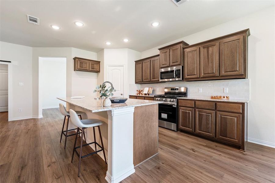 Furnished interior view inside a new home in Liberty Pointe, Gainesville (Image 12). Furnished interior view inside a new home in Liberty Pointe, Gainesville (Image 12).