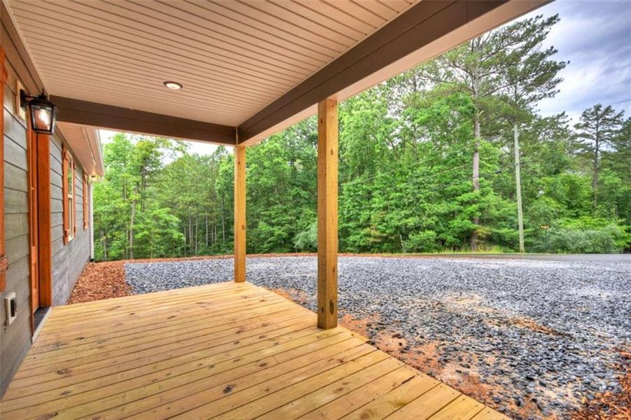 Exterior details and patio area of a home in , Ellijay (Image 18). Exterior details and patio area of a home in , Ellijay (Image 18).
