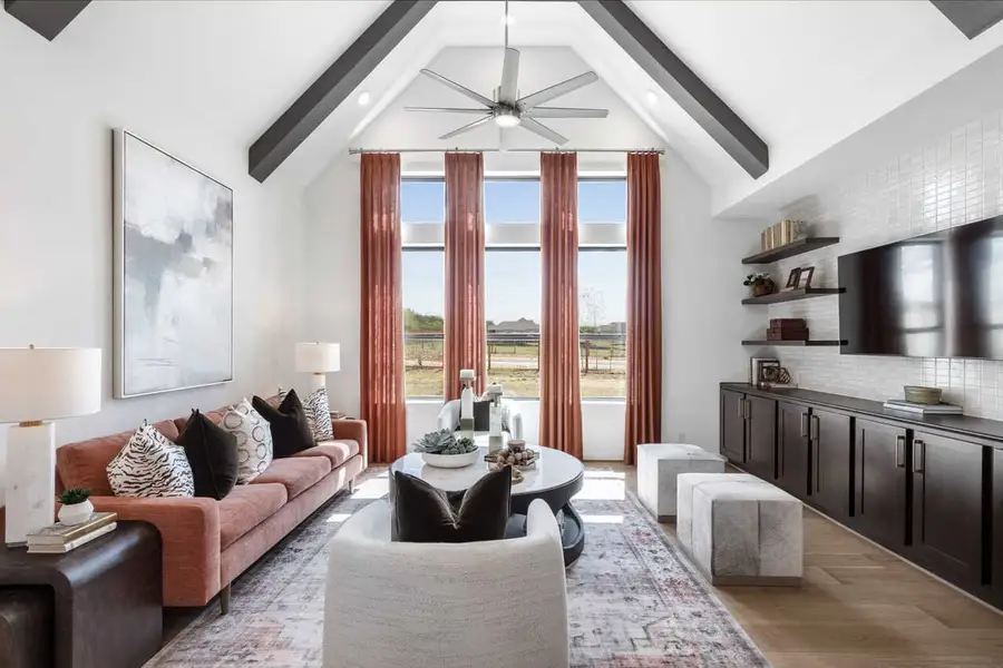 Representative Family Room - some options shown