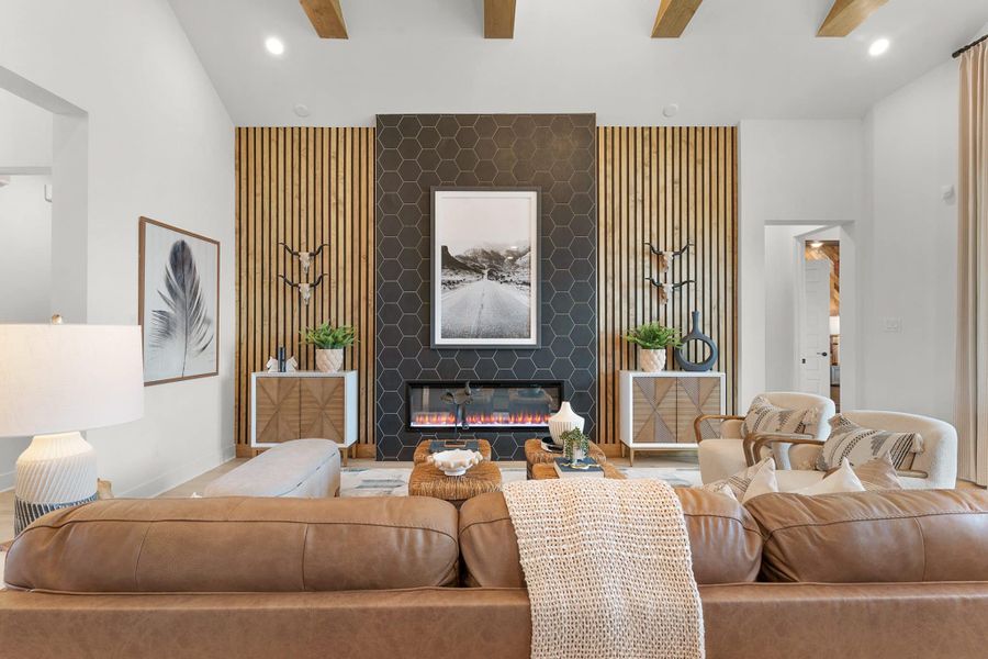 Furnished interior view inside a new home in Highland Village, Georgetown (Image 71). Furnished interior view inside a new home in Highland Village, Georgetown (Image 71).