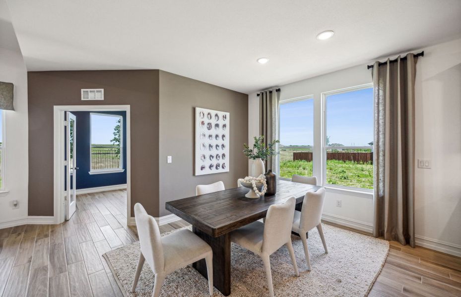 Furnished interior view inside a new home in Westside Preserve, Midlothian (Image 12).