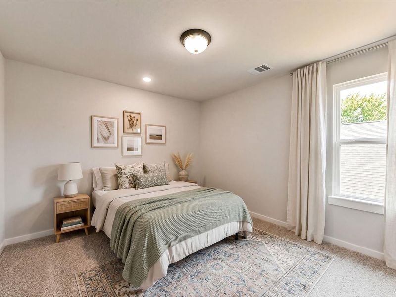 Furnished interior view inside a new home in Sundance Cove, Crosby (Image 12).