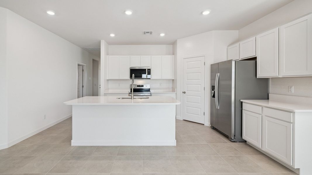 Furnished interior view inside a new home in Desert Moon Estates, Buckeye (Image 4).