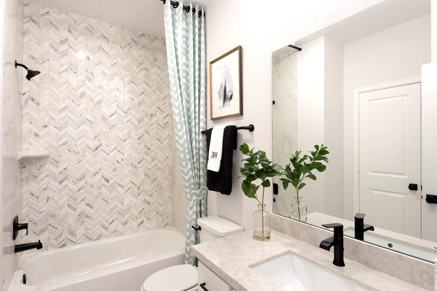 Furnished interior view inside a new home in , Fulshear (Image 13).