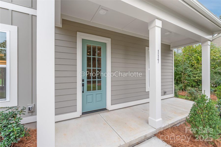 Exterior details and patio area of a home in , Mooresville (Image 24).