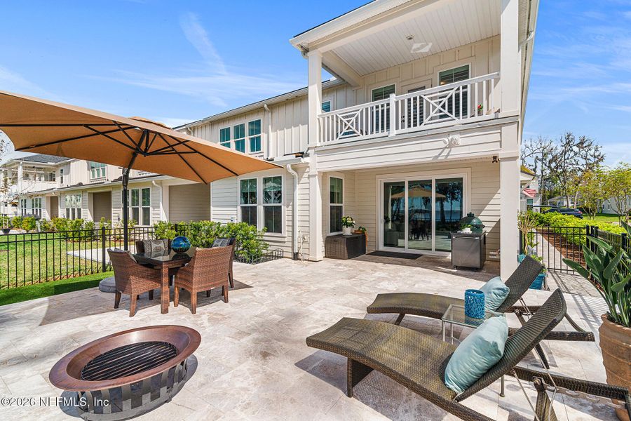 Exterior details and patio area of a home in , St. Johns (Image 28).