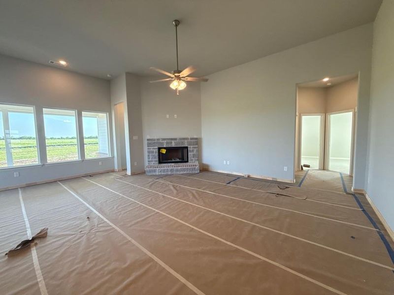 In-progress construction of a new home in Clear Sky Addition, Valley View, TX (Image 6).