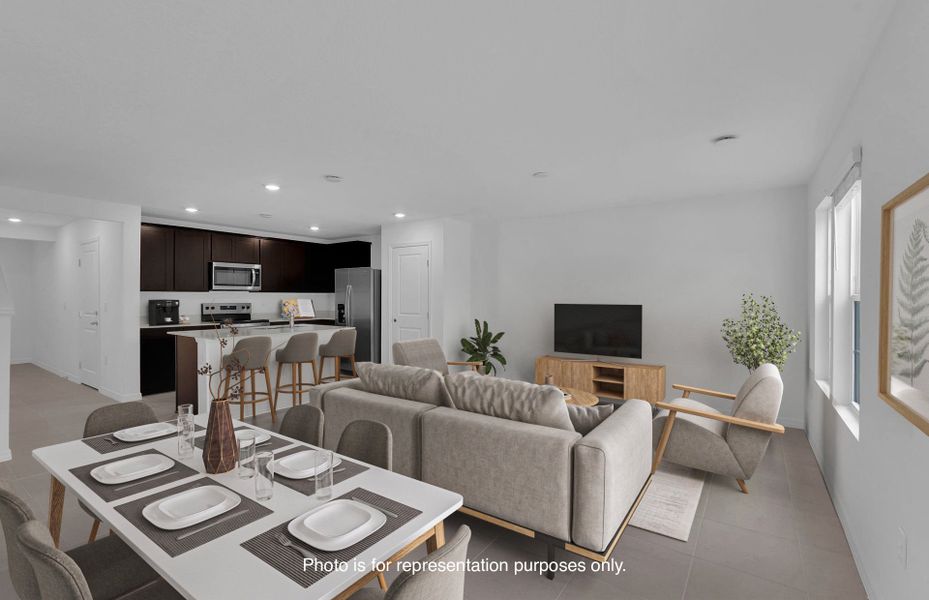 Furnished interior view inside a new home in Normandy Pines, Jacksonville (Image 7).