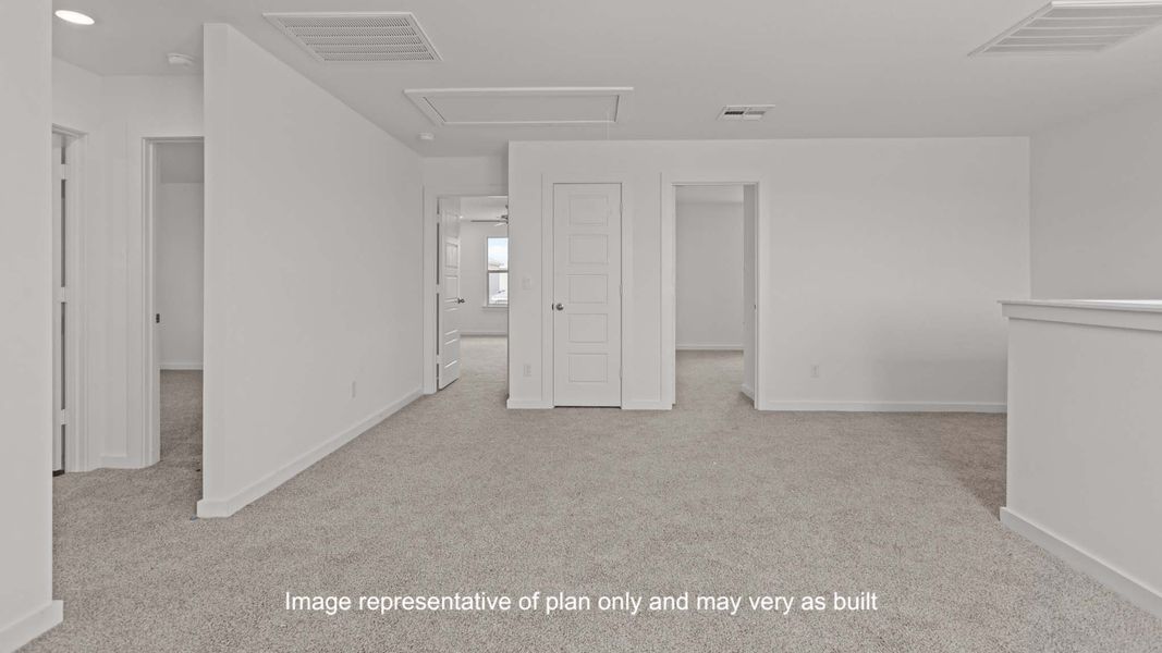 Spacious, unfurnished interior of a new home in Overlook West, Wolfforth (Image 20).