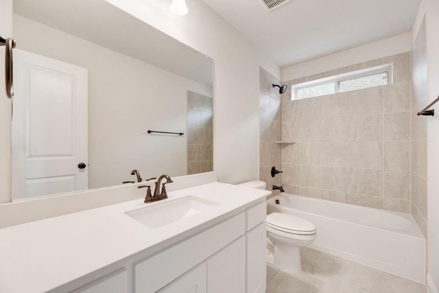 Furnished interior view inside a new home in Frisco Hills, Little Elm (Image 8).
