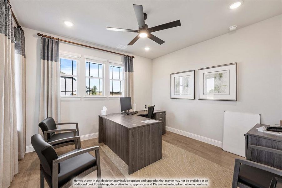 Furnished interior view inside a new home in Hayes Crossing, Midlothian (Image 37).