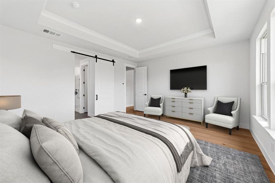 Furnished interior view inside a new home in Lincoln Pointe, Van Alstyne (Image 18).