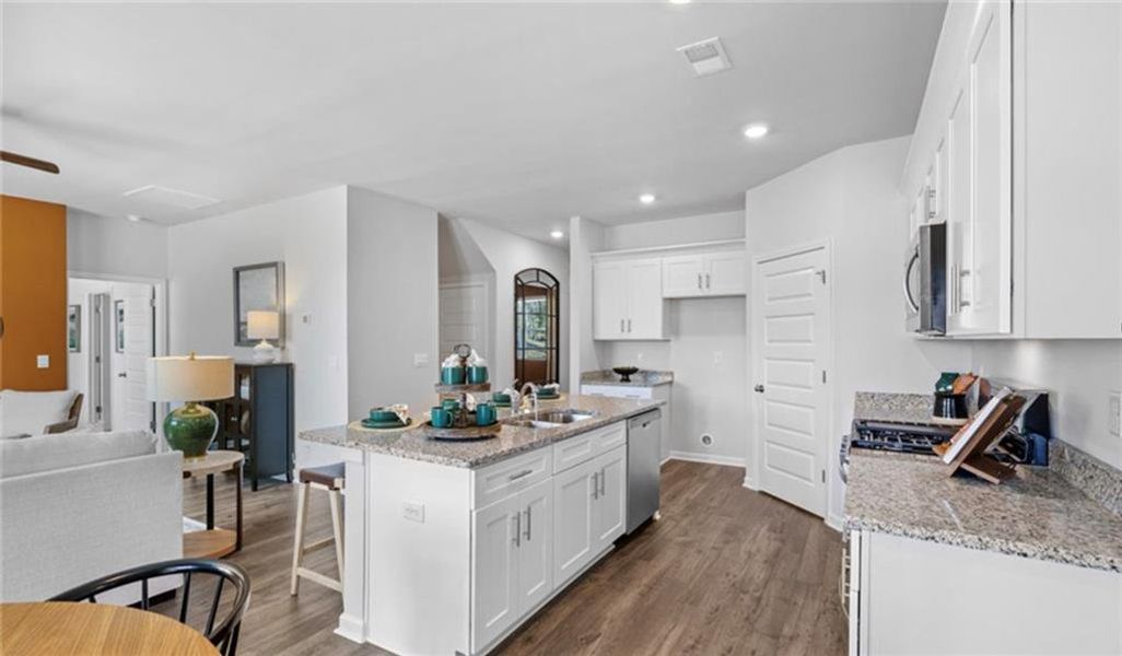 Furnished interior view inside a new home in Twin Lakes, Hoschton (Image 5).