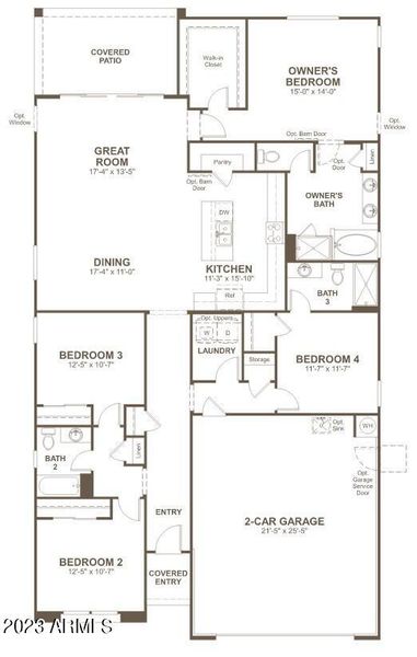 Floor Plan - RED III - Lot 646 (002)