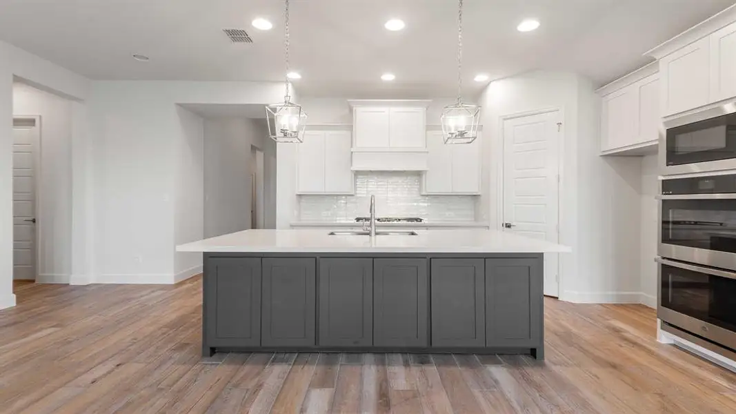Furnished interior view inside a new home in Talon Hills 60'/70', Fort Worth (Image 5).