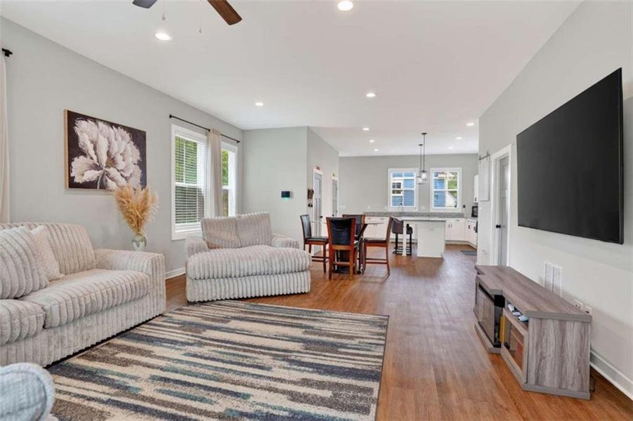 Furnished interior view inside a new home in , Atlanta (Image 15).