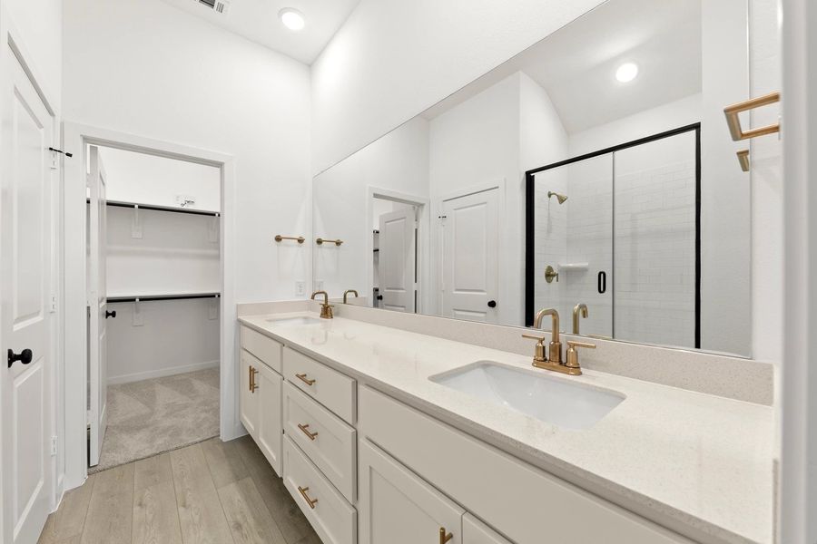 Primary Bathroom featuring the Serene Collection Primary Bathroom featuring the Serene Collection