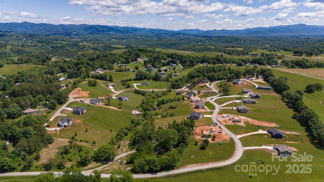 Neighborhood as it was being developed