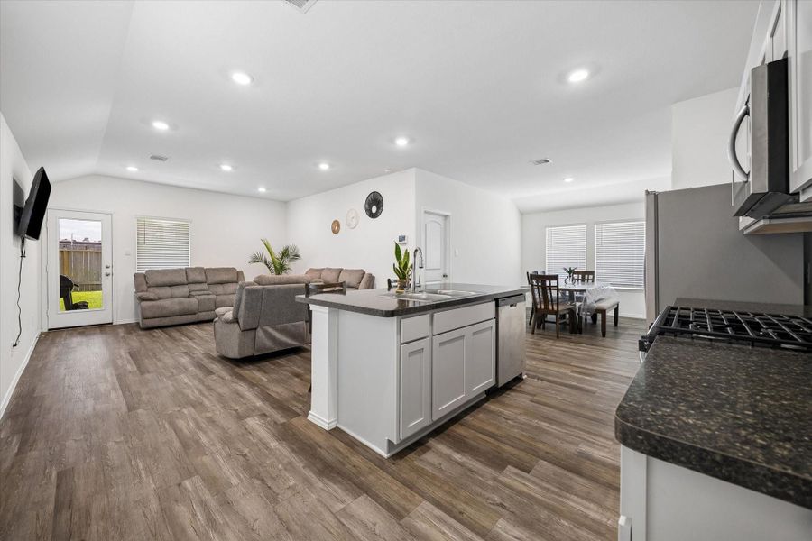 Furnished interior view inside a new home in , Spring (Image 14).