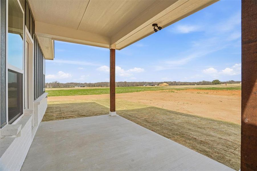 Exterior details and patio area of a home in Taylor Ranch, Springtown (Image 20).