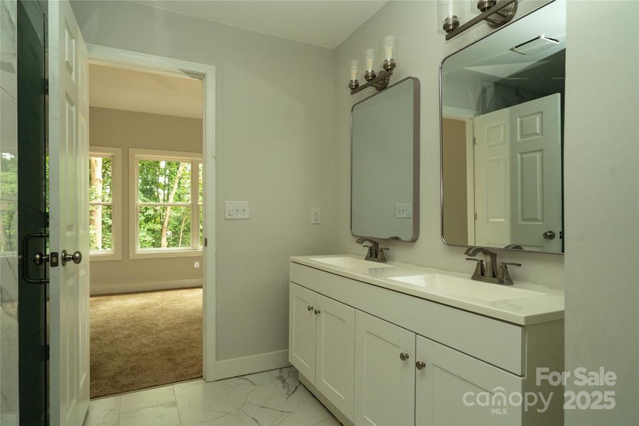 Furnished interior view inside a new home in , Hickory (Image 9).