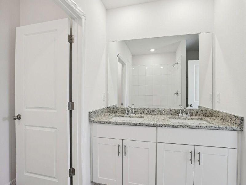Furnished interior view inside a new home in Salt Meadows - Premier Series, Parrish (Image 6). Furnished interior view inside a new home in Salt Meadows - Premier Series, Parrish (Image 6).