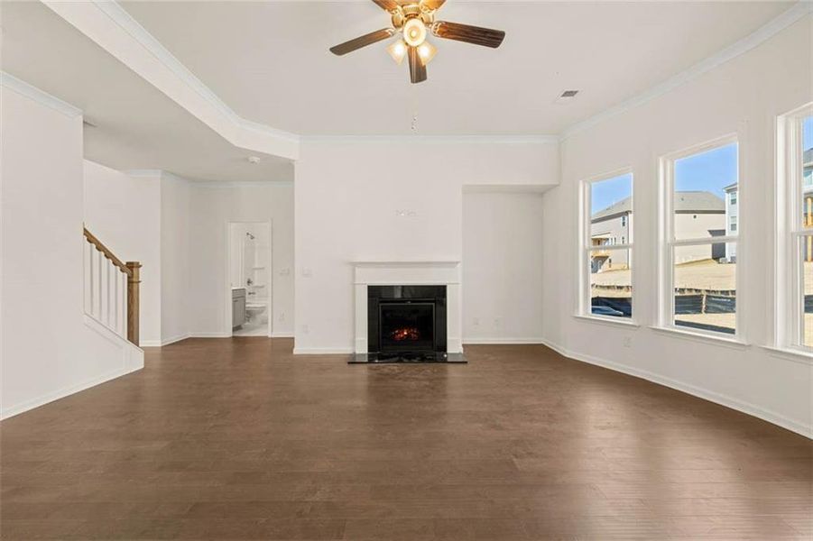 Spacious, unfurnished interior of a new home in Westland, Bogart (Image 31). Spacious, unfurnished interior of a new home in Westland, Bogart (Image 31).
