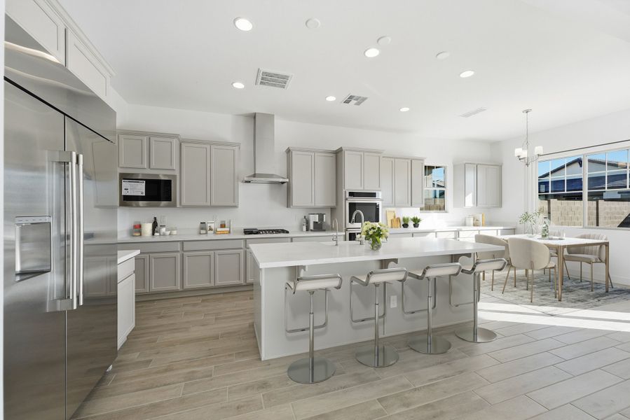 Furnished interior view inside a new home in Ellsworth Ranch, Queen Creek (Image 4).