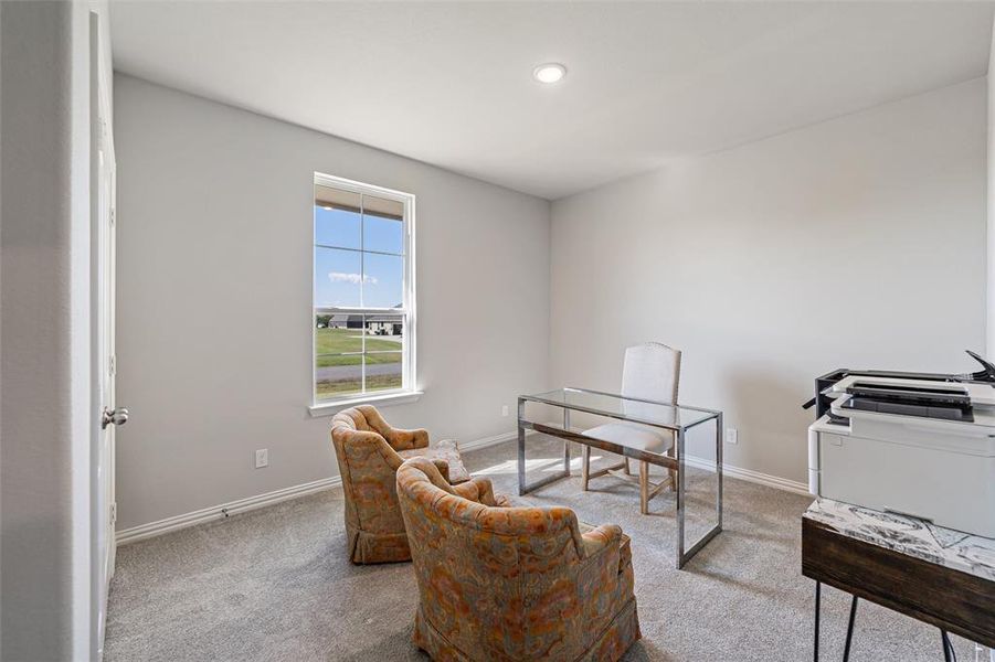 Furnished interior in a model home at Nash Estates in Sherman (Image 4). Furnished interior in a model home at Nash Estates in Sherman (Image 4).